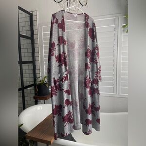 Lularoe Sarah Long Cardigan. Size Large.